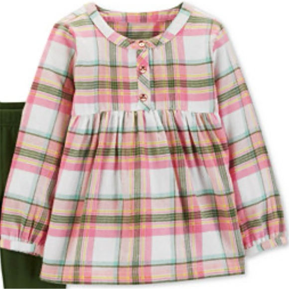 Carter's Other - Carter's Plaid Flannel Tunic Top